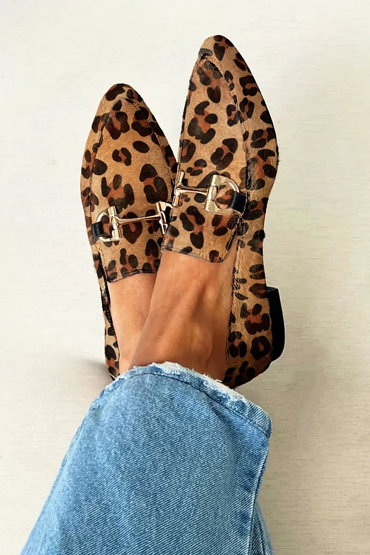 Juul | mocassins à motif et talons discrets
