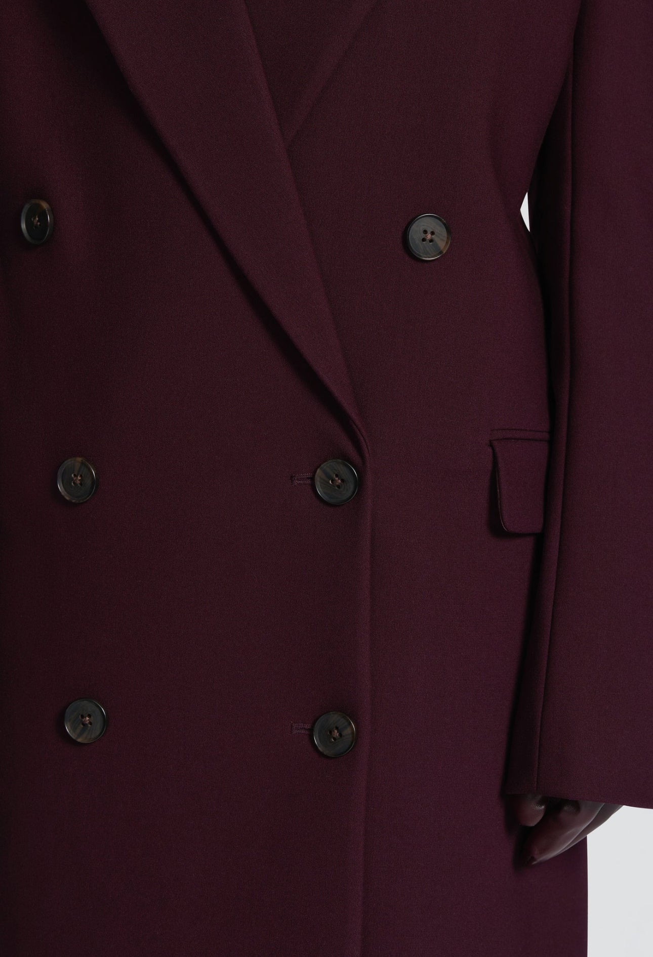 Isabella | Manteau Élégant en Laine Mélangée avec Doublure Confortable