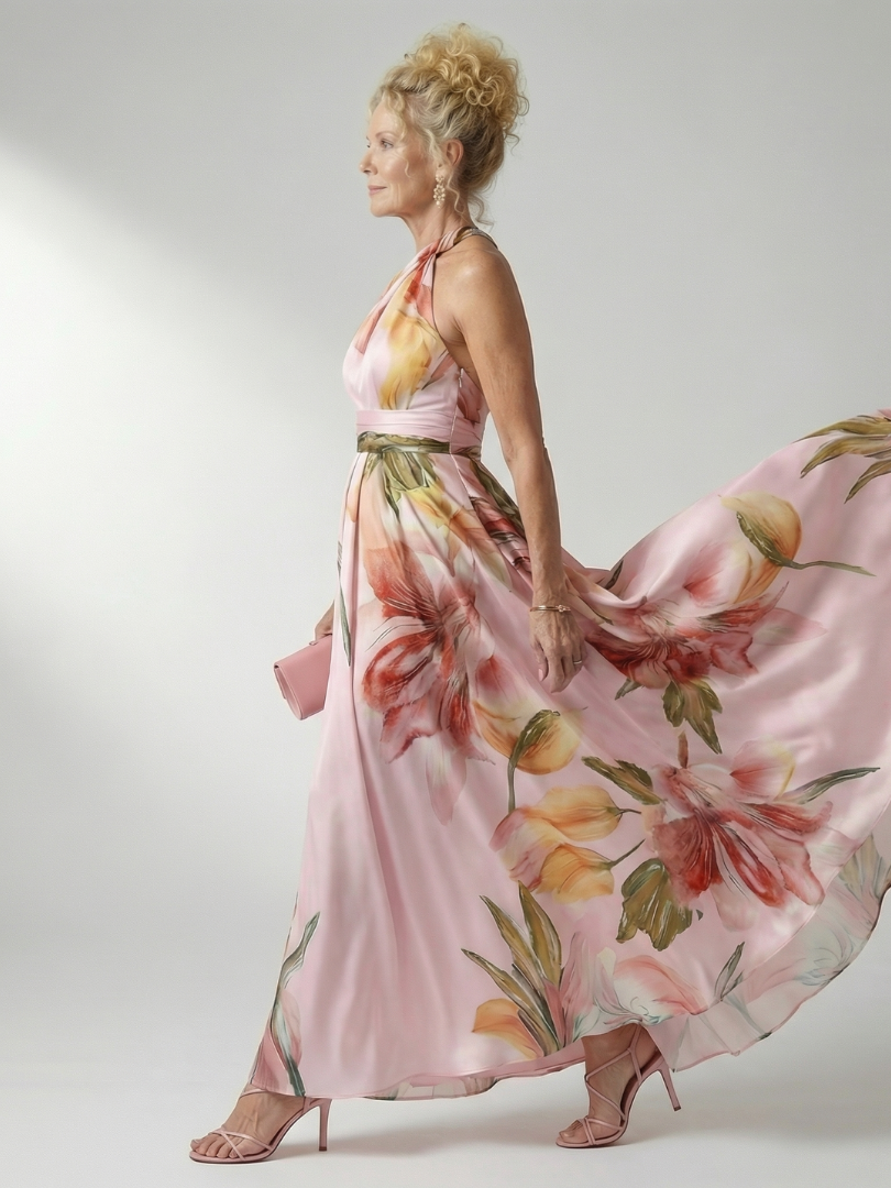 Emilia | Robe Maxi à fleurs
