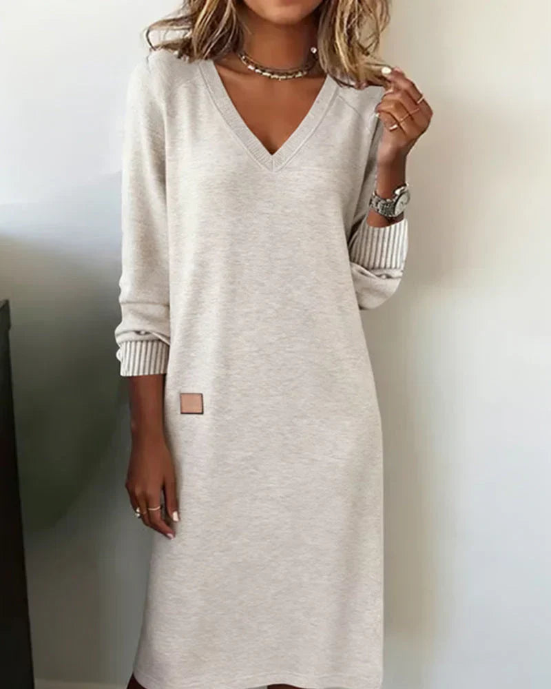 Emma™ – Robe Maille Confort Élégance