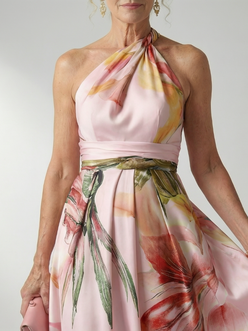 Emilia | Robe Maxi à fleurs