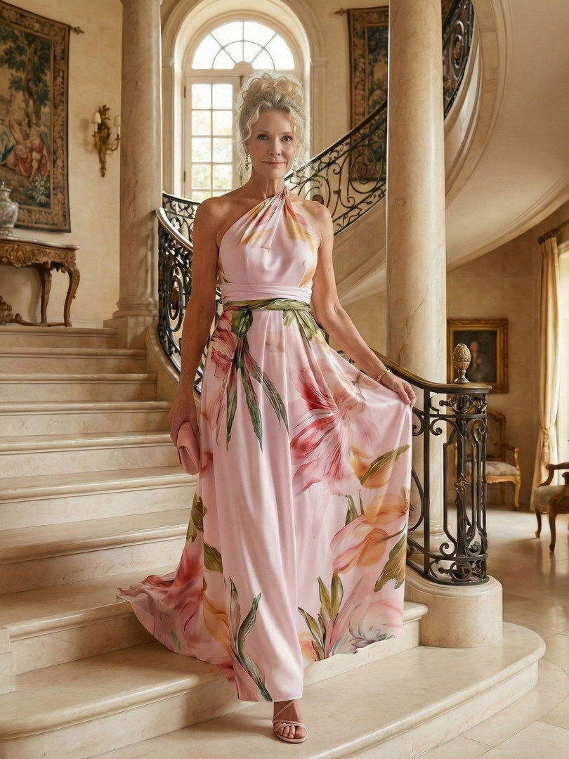 Emilia | Robe Maxi à fleurs