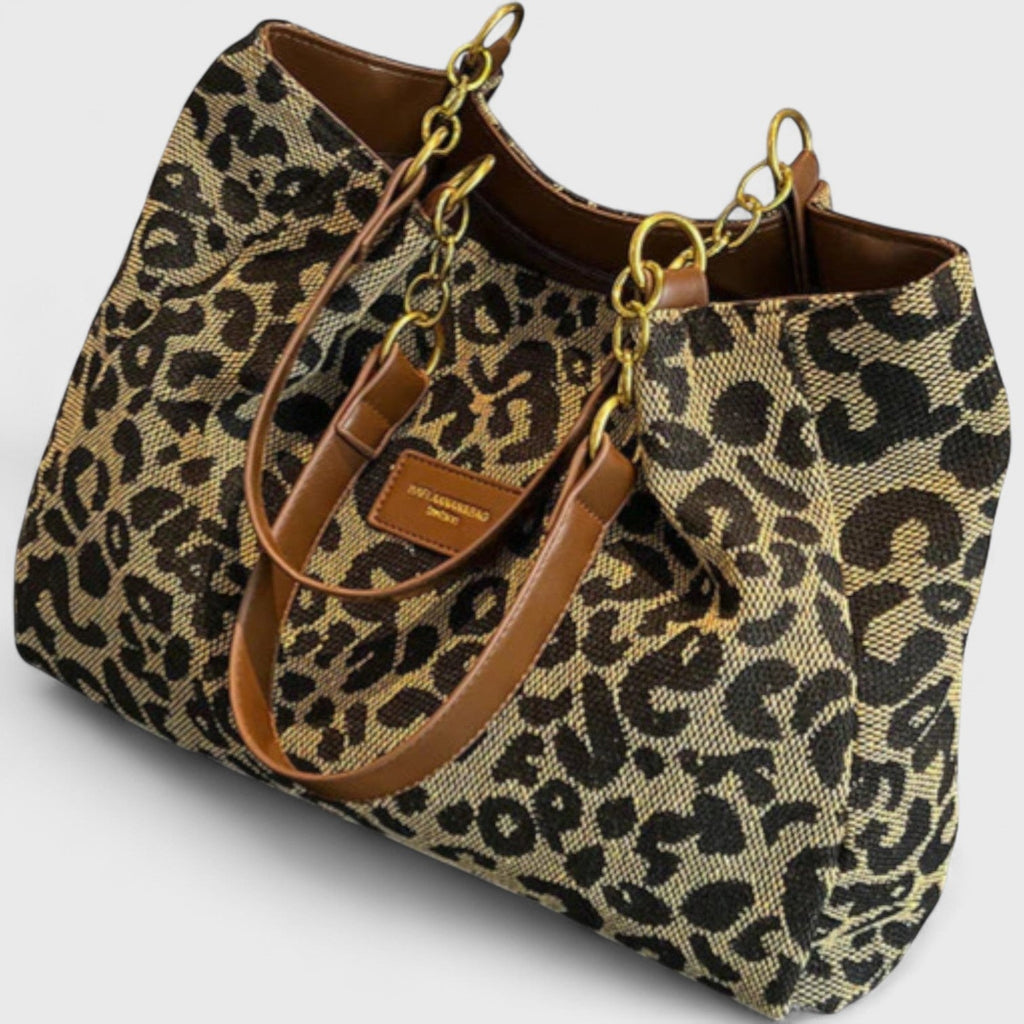 Dobrogosta – Sac de courses stylé à motif léopard