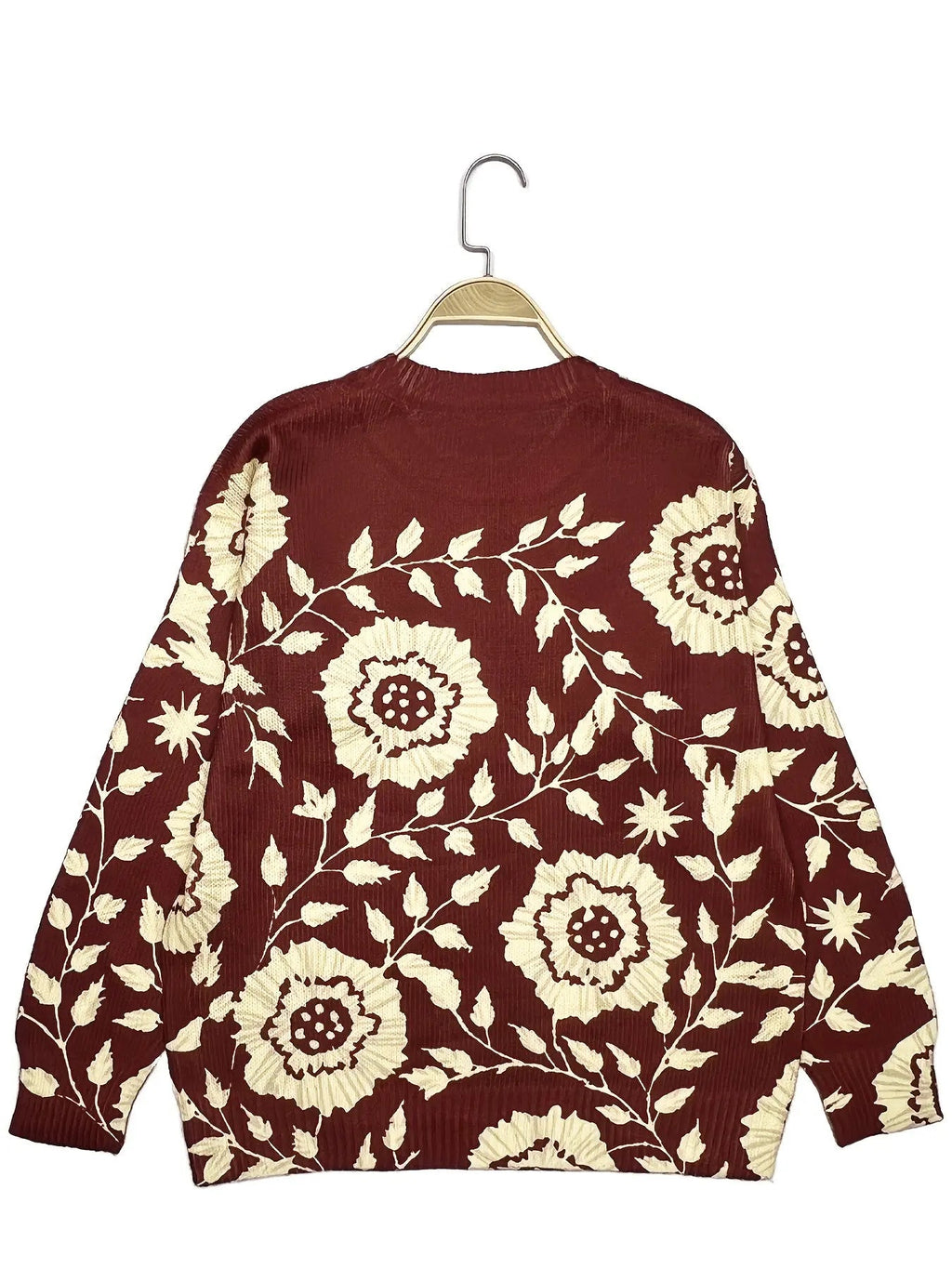 Amélie – Pull Élégant à Motif Floral