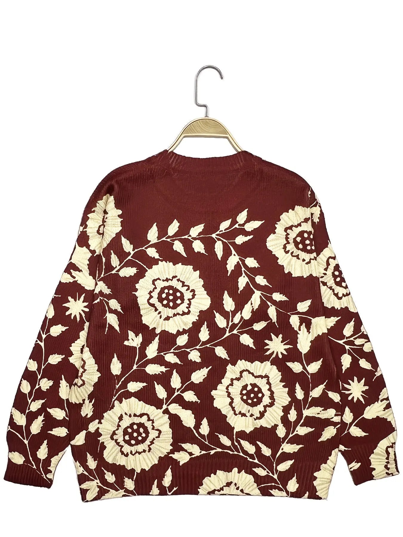 Amélie – Elegante trui met bloemenmotief