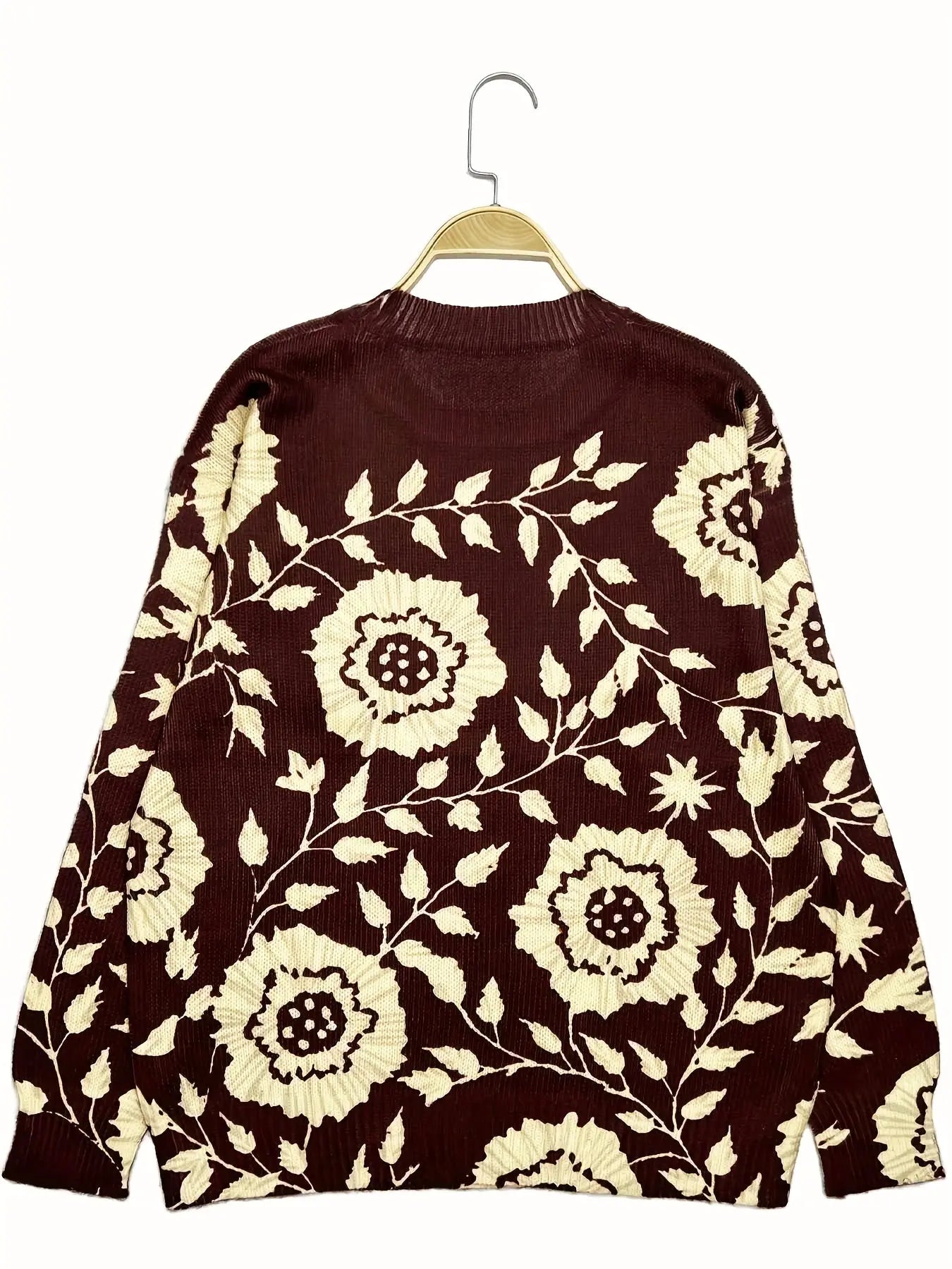Amélie – Elegante trui met bloemenmotief