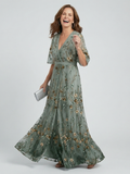 Aneta | Robe maxi à col halter fleuri