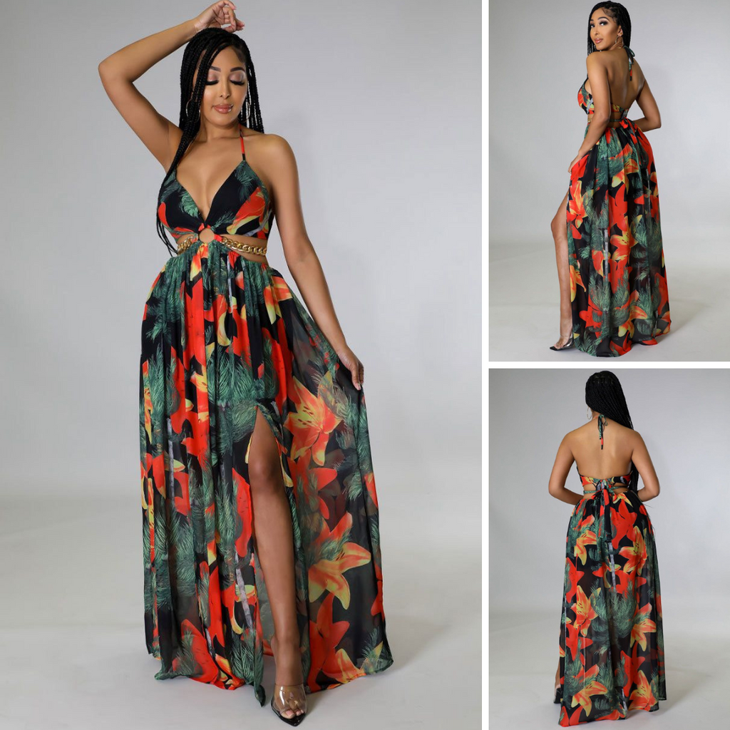 Robe d'été légère Azure Bloom