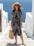 Aurelia | Robe midi à motifs