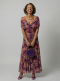 Żaneta | Robe midi à épaules dénudées