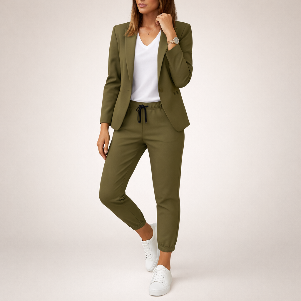 Eva | Ensemble de costume ample avec une touche sportive