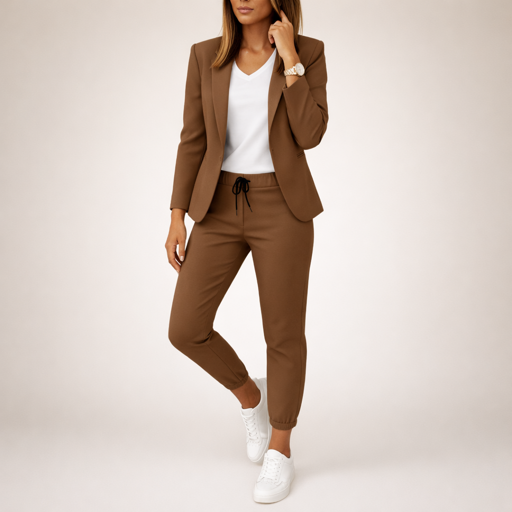 Eva | Ensemble de costume ample avec une touche sportive
