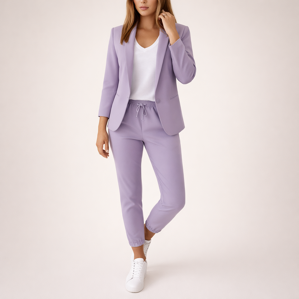 Eva | Ensemble de costume ample avec une touche sportive