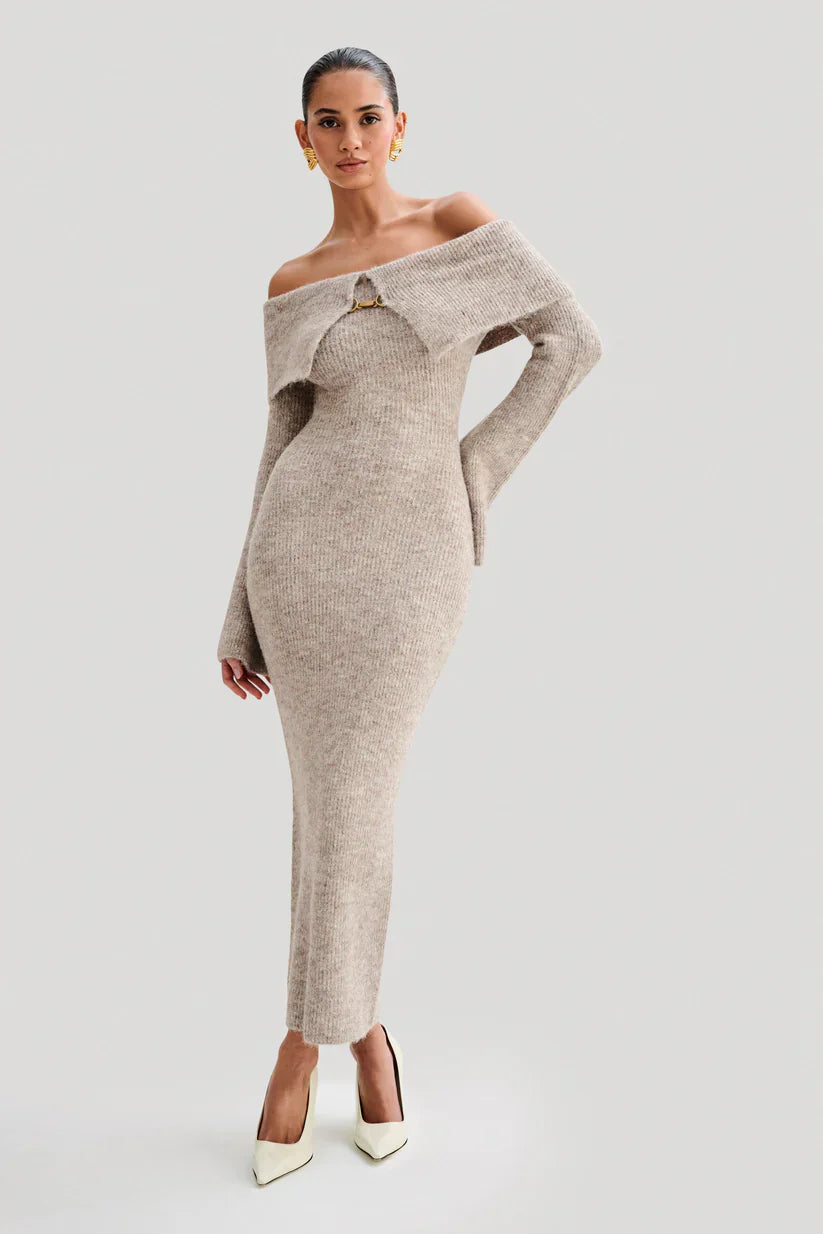 Élise | Robe Midi Maille Prestige