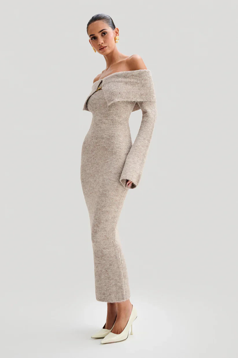 Élise | Robe Midi Maille Prestige