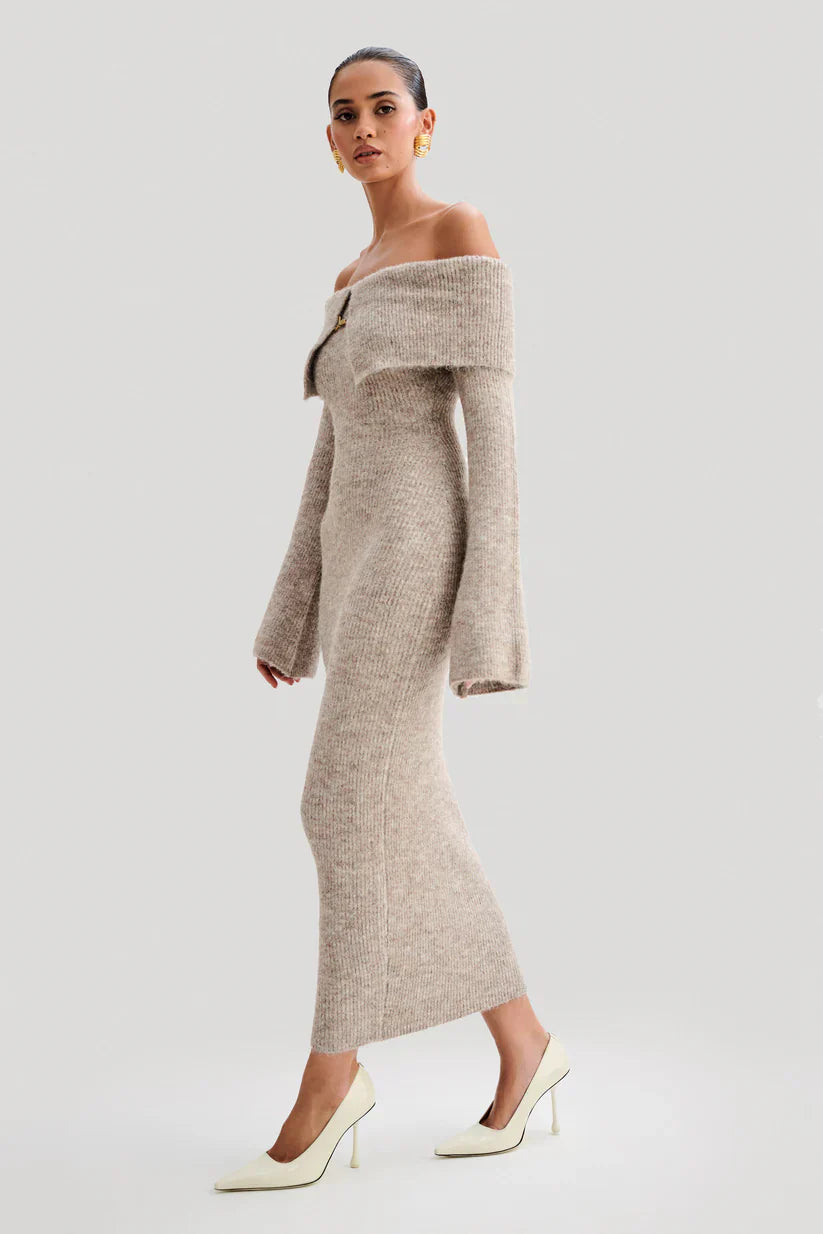 Élise | Robe Midi Maille Prestige
