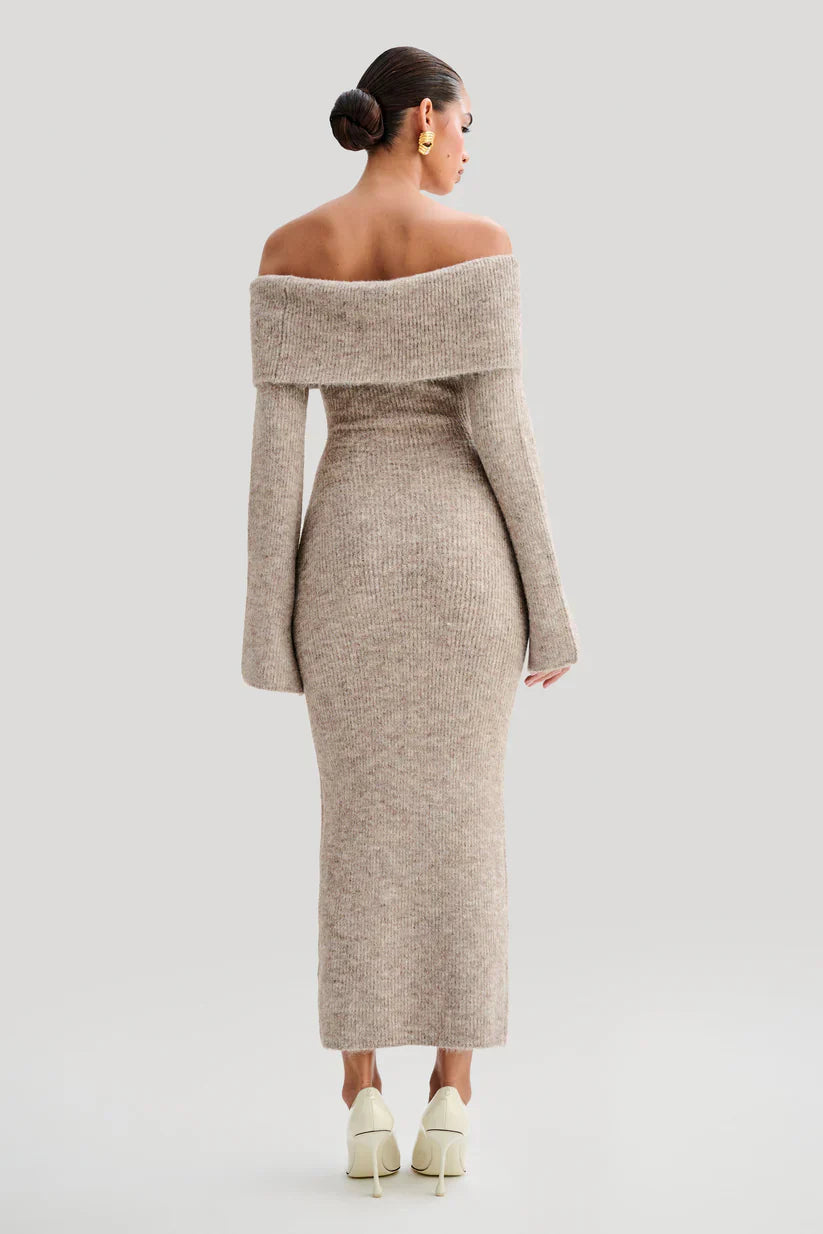Élise | Robe Midi Maille Prestige