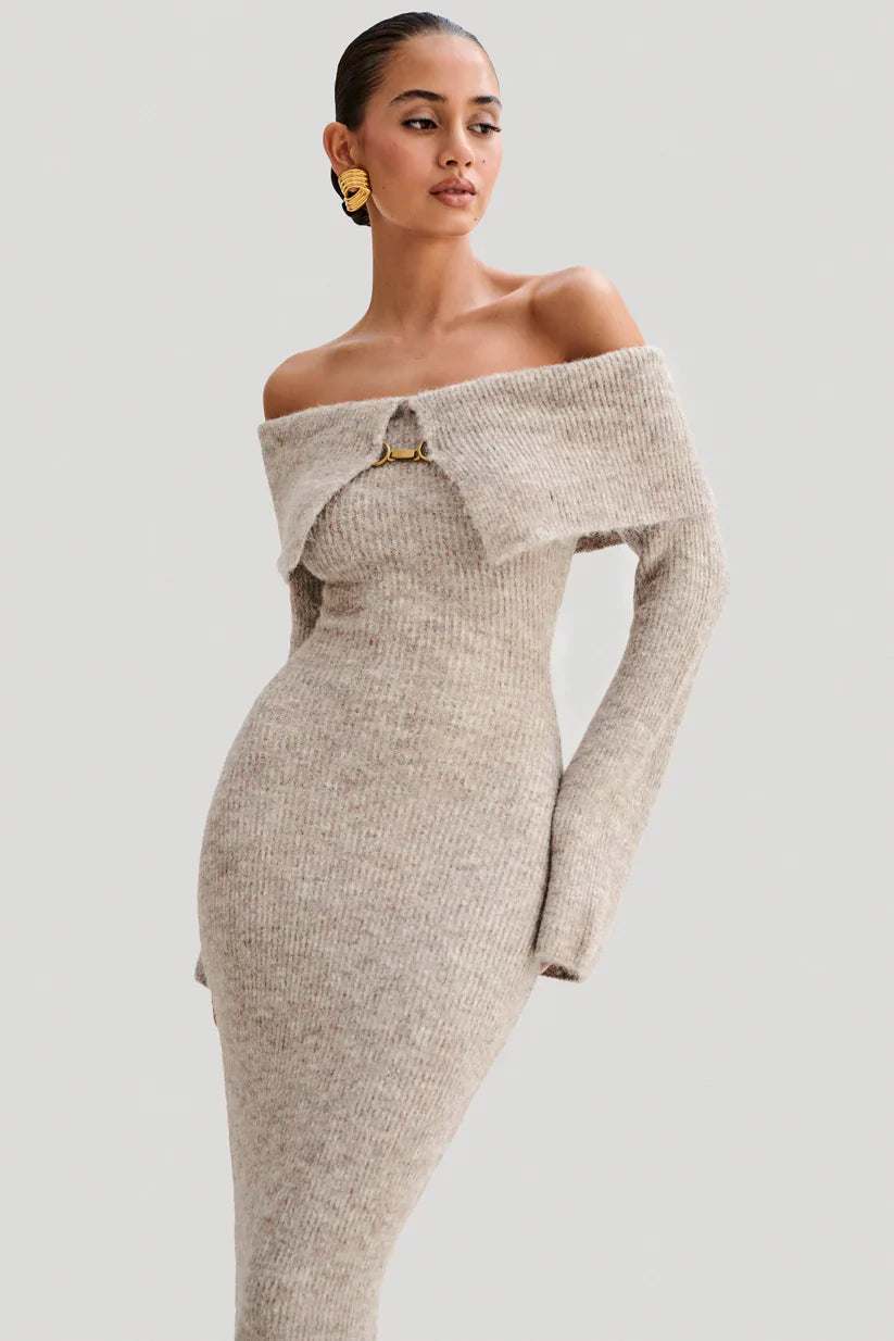 Élise | Robe Midi Maille Prestige