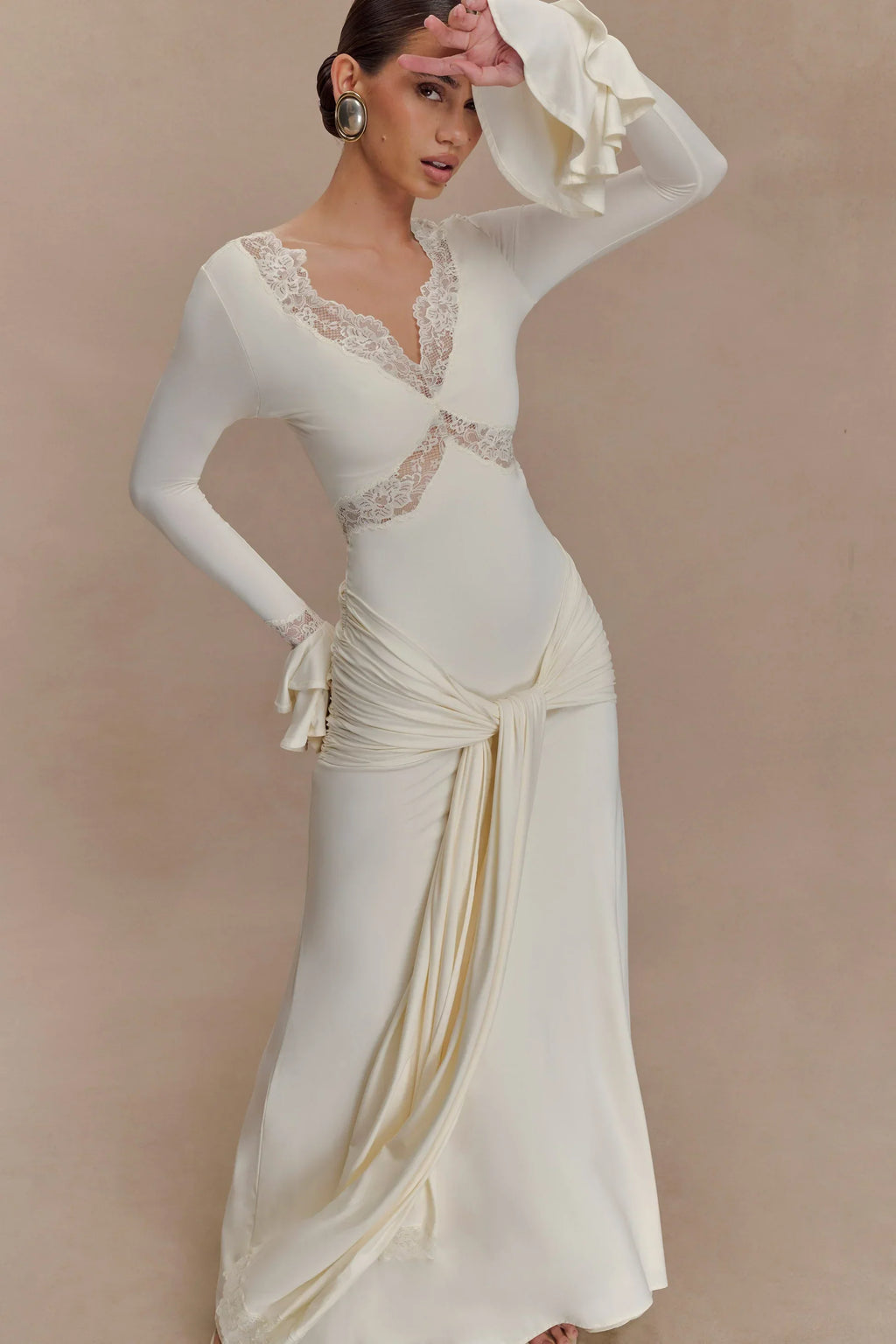 Seraphine | Robe Maxi Dentelle Romance