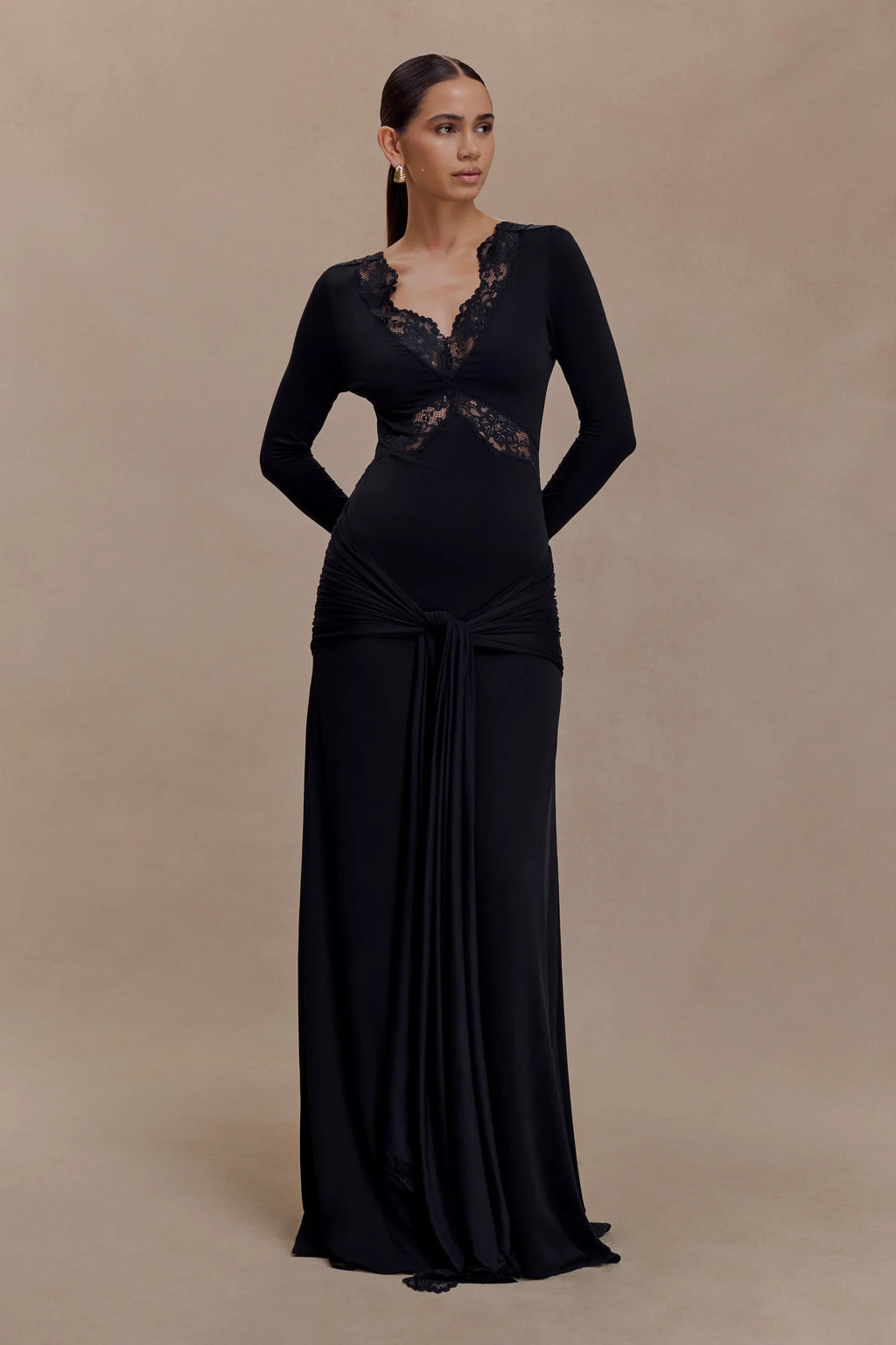 Seraphine | Robe Maxi Dentelle Romance