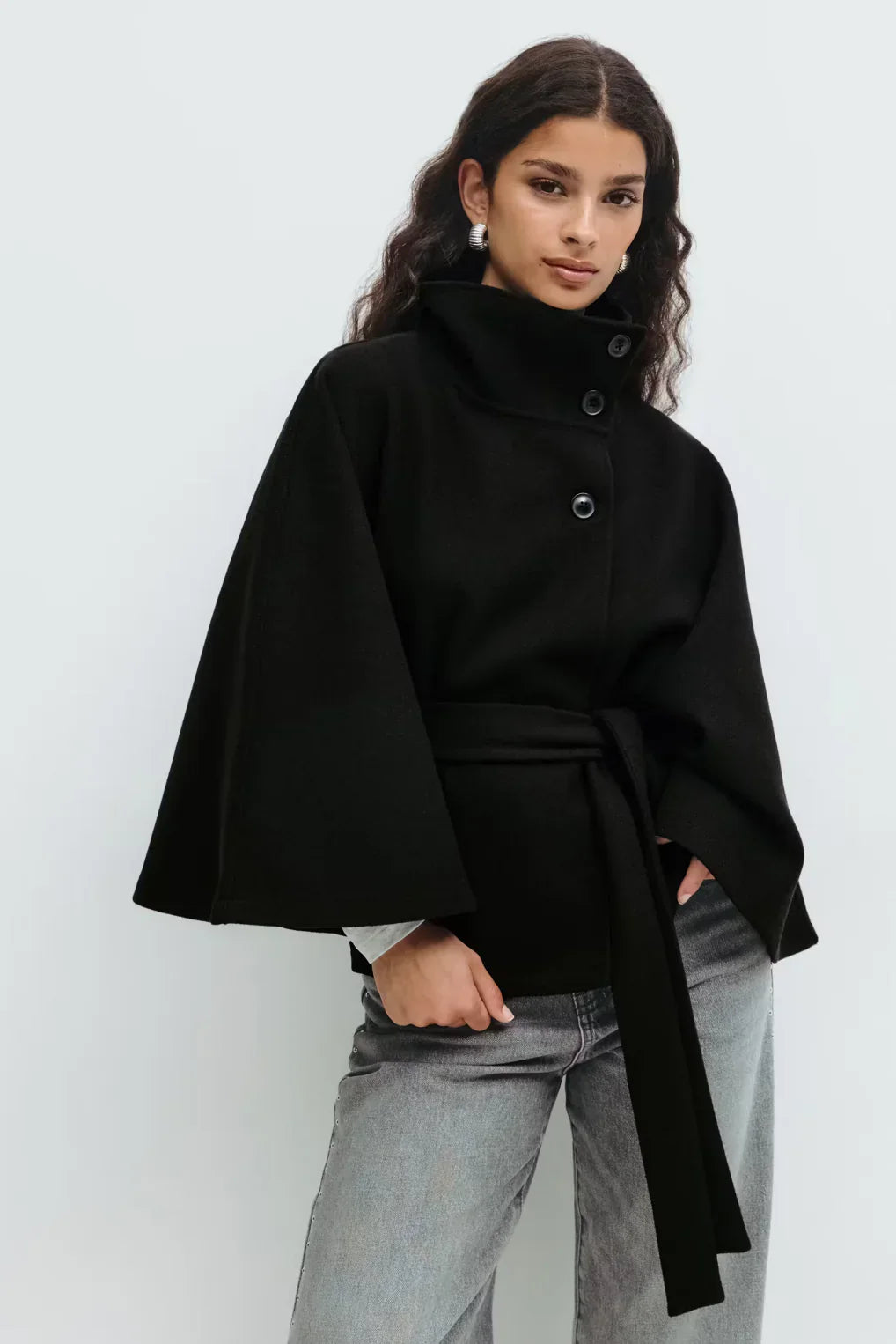 Lunéra™ | Cape Jacket Ceinturé