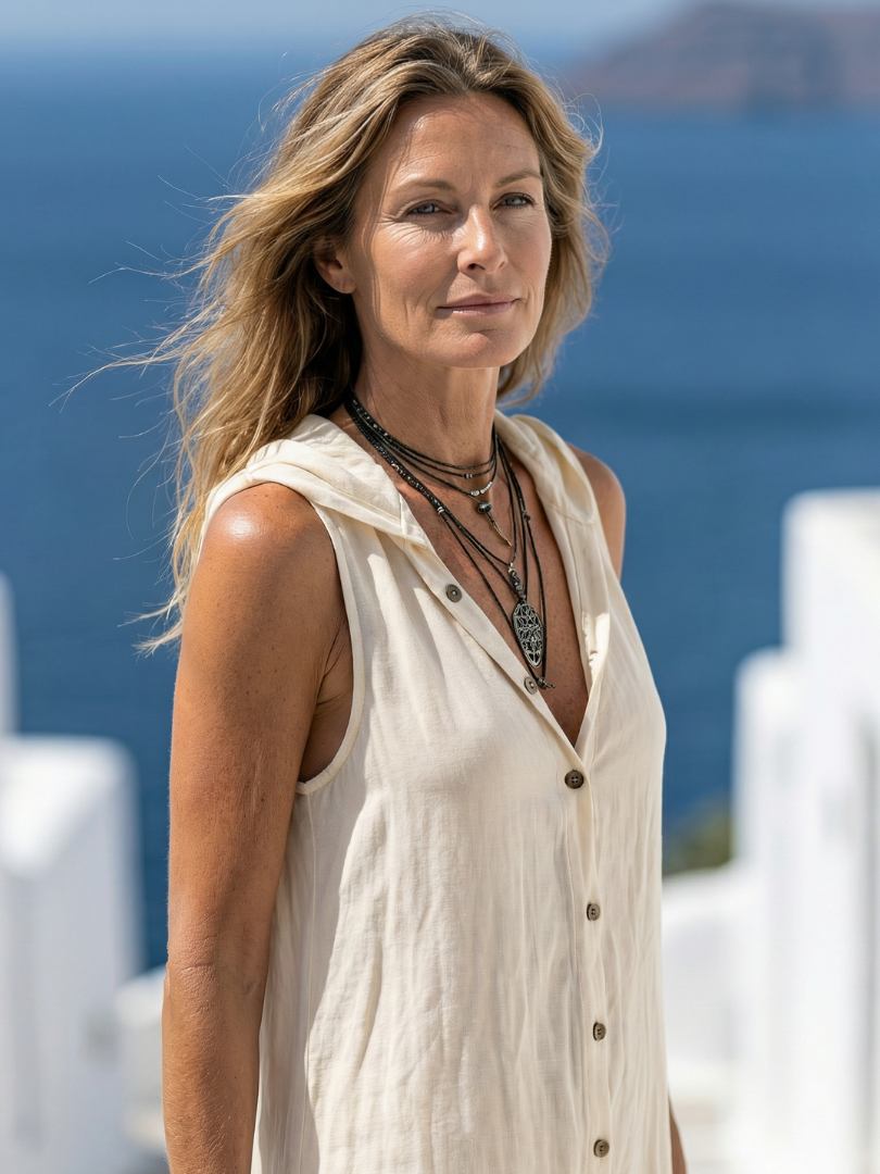 Ilona | Robe maxi à capuche
