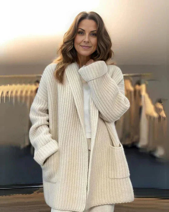 LORE™ – Cardigan Maille Luxe Intemporel