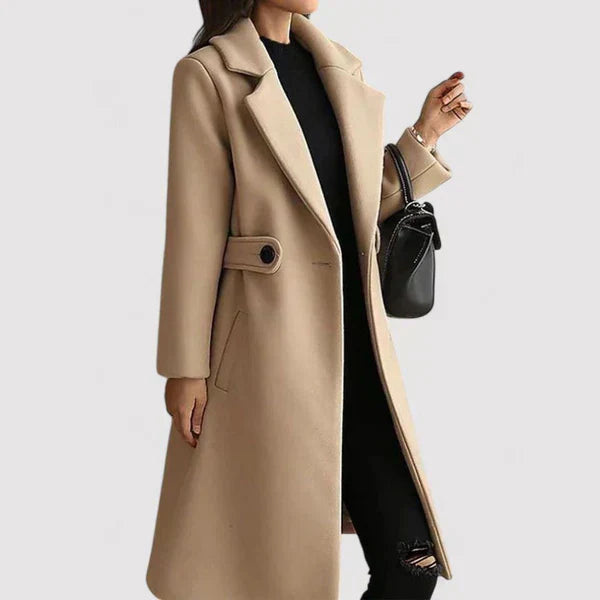 Aveli | Manteau en Laine Élégant Ceinturé Clara