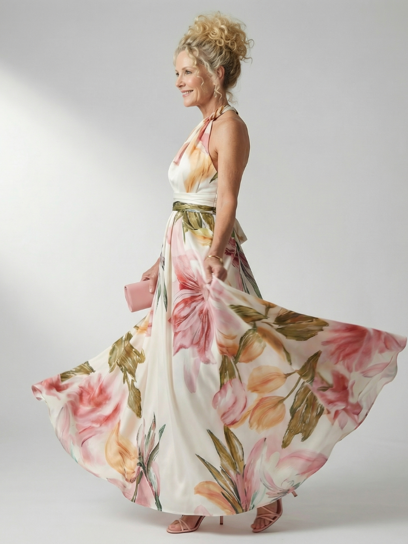 Emilia | Robe Maxi à fleurs