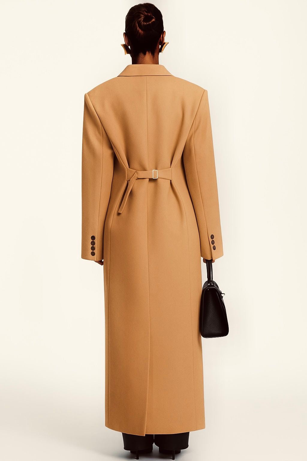 Isabella | Manteau Élégant en Laine Mélangée avec Doublure Confortable