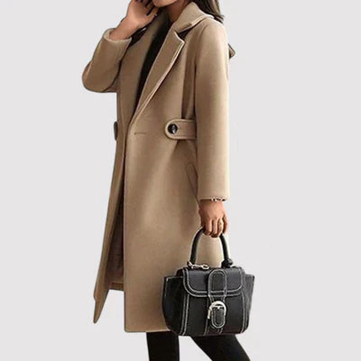 Aveli | Manteau en Laine Élégant Ceinturé Clara