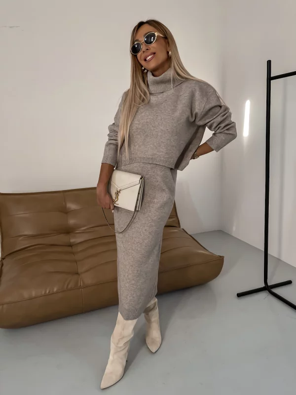 Emilia™ – Ensemble Maille Automne/Hiver Élégance Moderne
