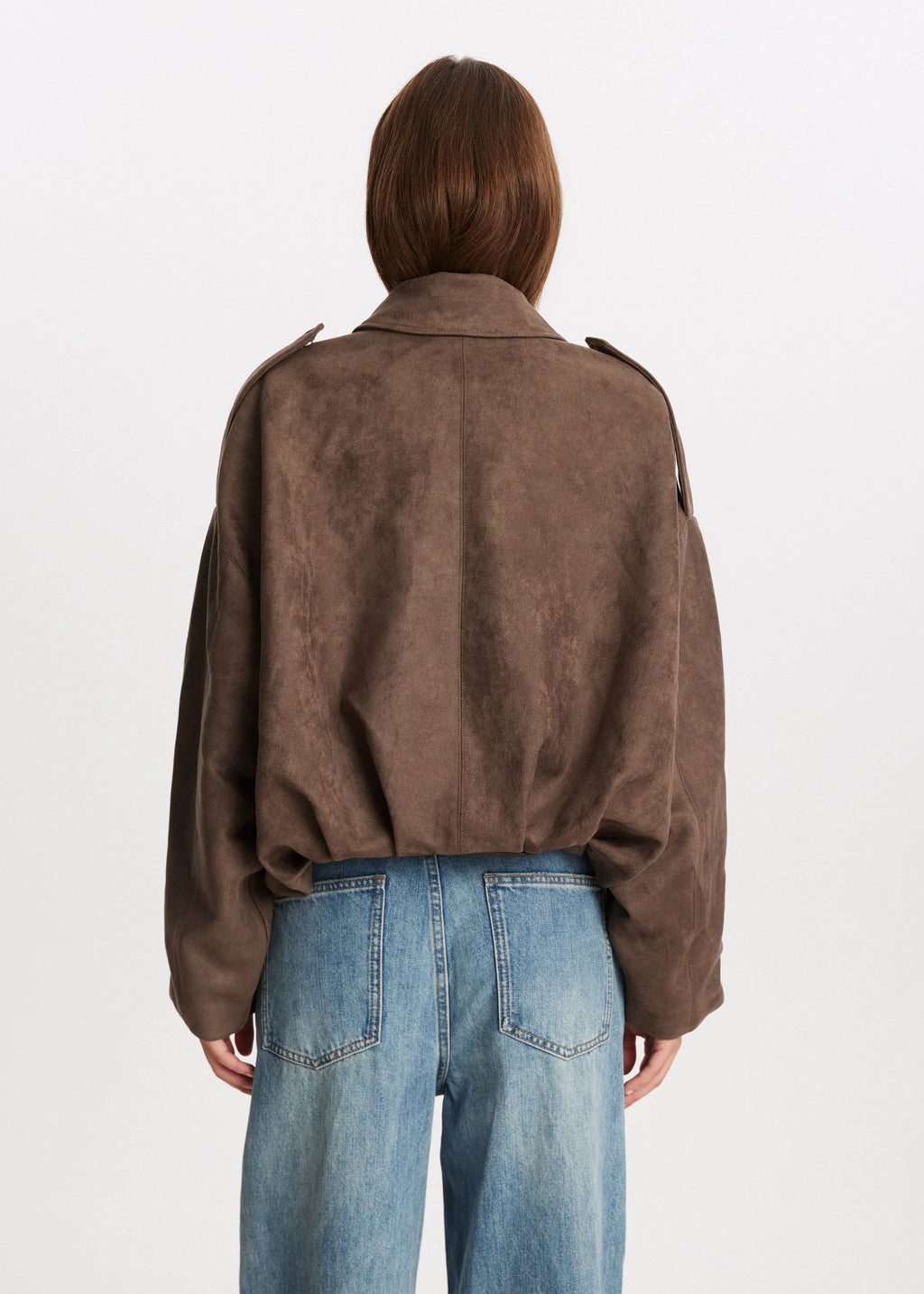 Camille™ | Veste Cropped en Suède Signature