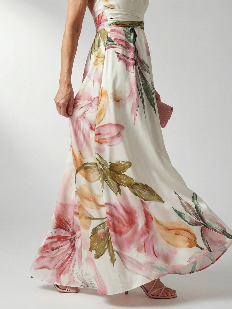 Emilia | Robe Maxi à fleurs