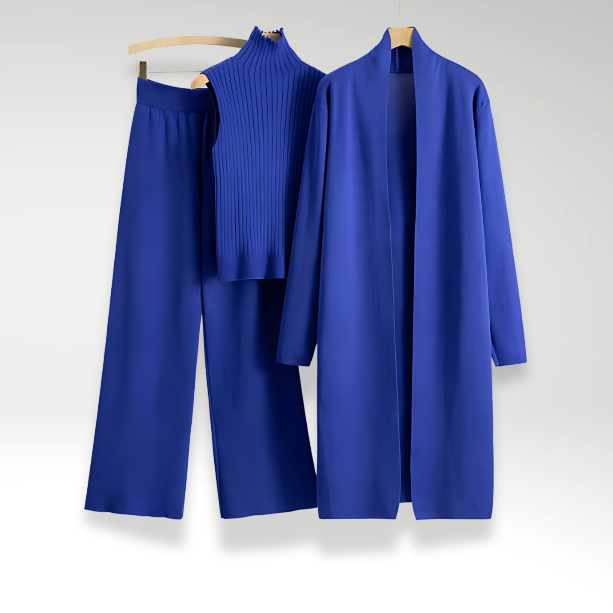 Emilia Luxe | Ensemble Maille Trois Pièces Premium