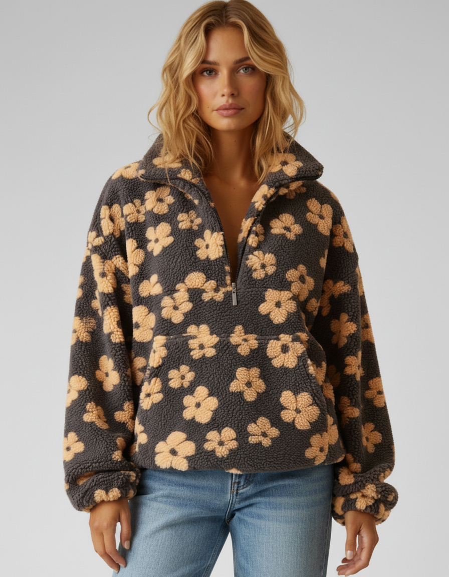 Daisy - Fleece sweater Bloom