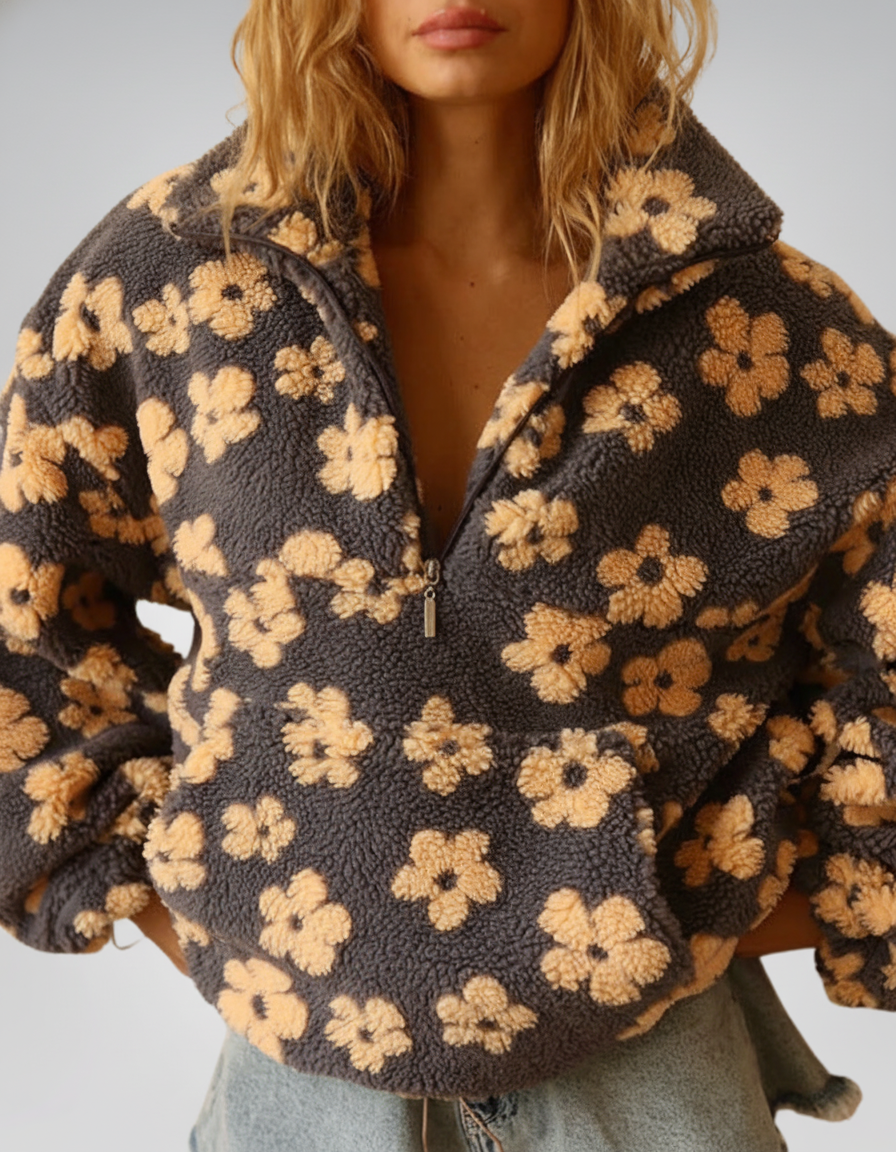 Daisy - Fleece sweater Bloom