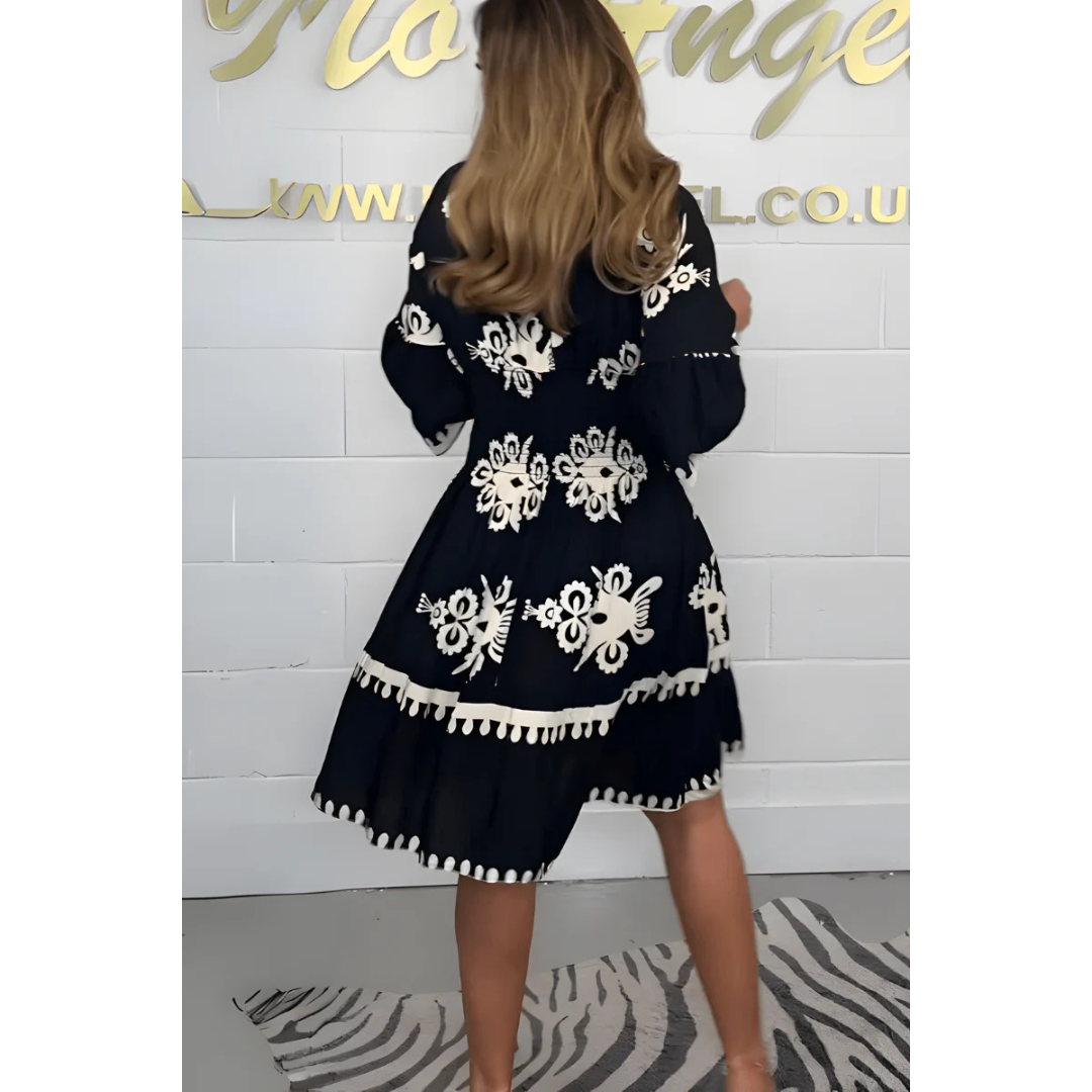 Robe Liora modelante la silhouette