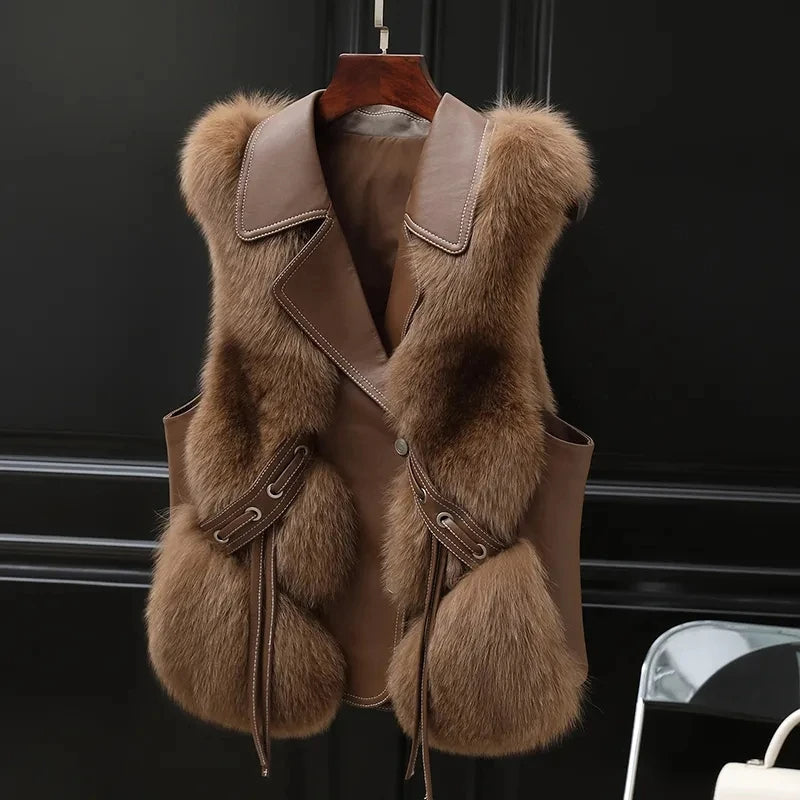 Rosella | Veste Empress de luxe en fausse fourrure