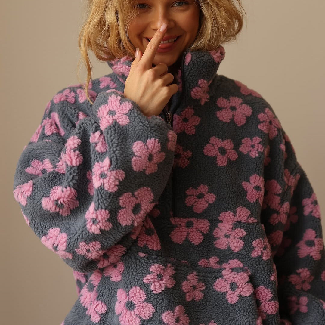 Daisy - Fleece sweater Bloom