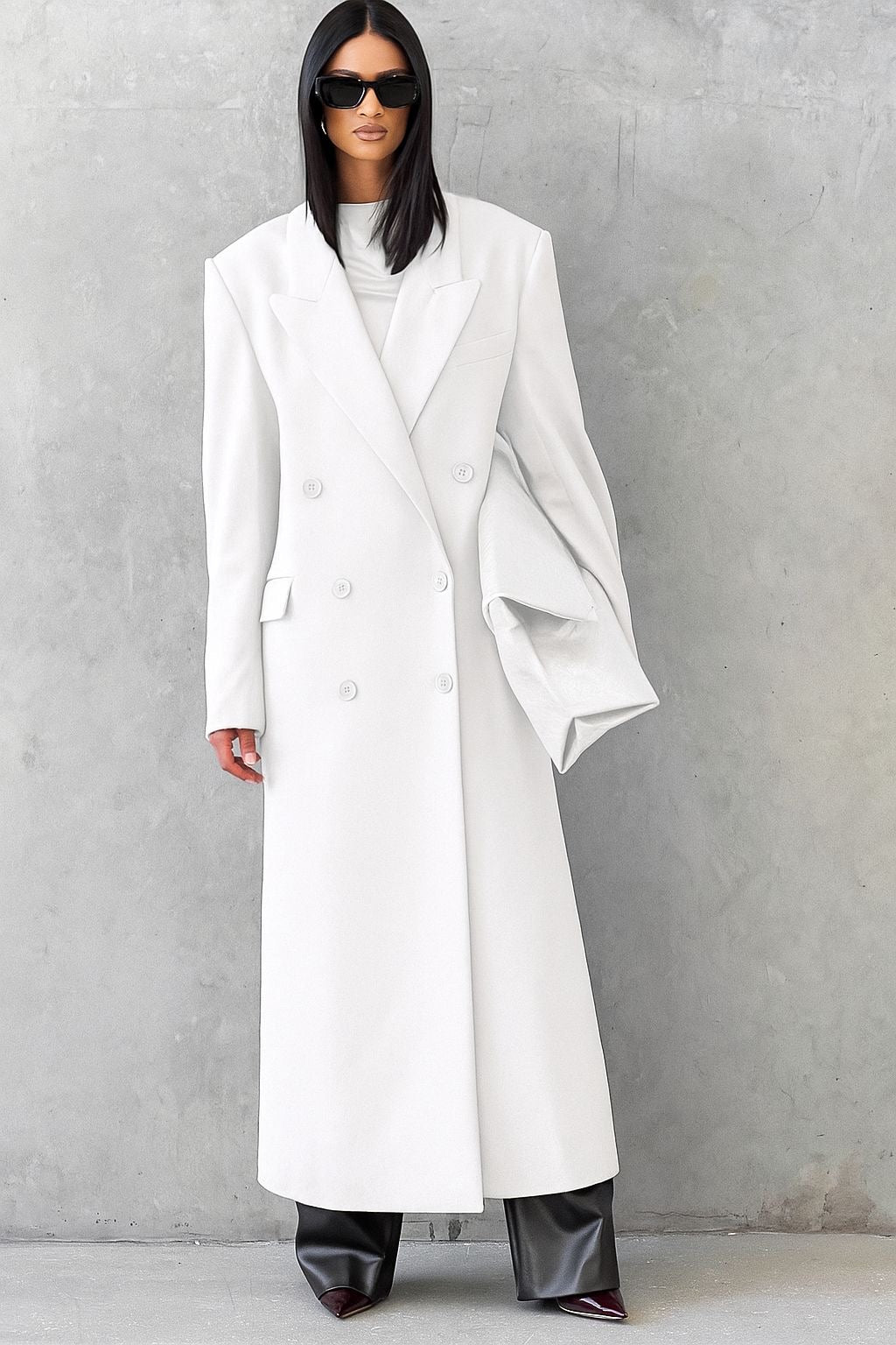 Isabella | Manteau Élégant en Laine Mélangée avec Doublure Confortable