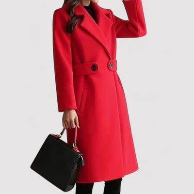 Aveli | Manteau en Laine Élégant Ceinturé Clara