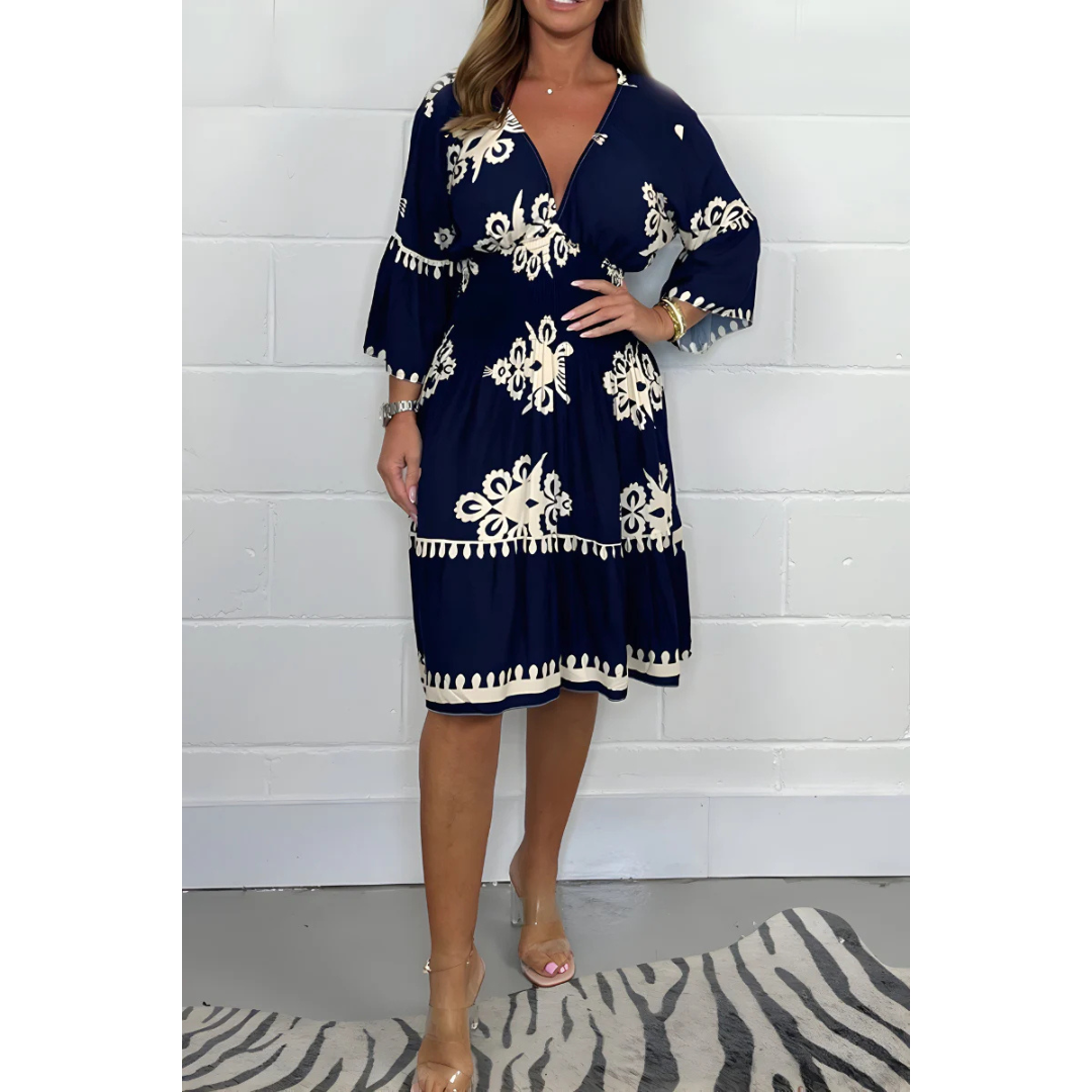Robe Liora modelante la silhouette
