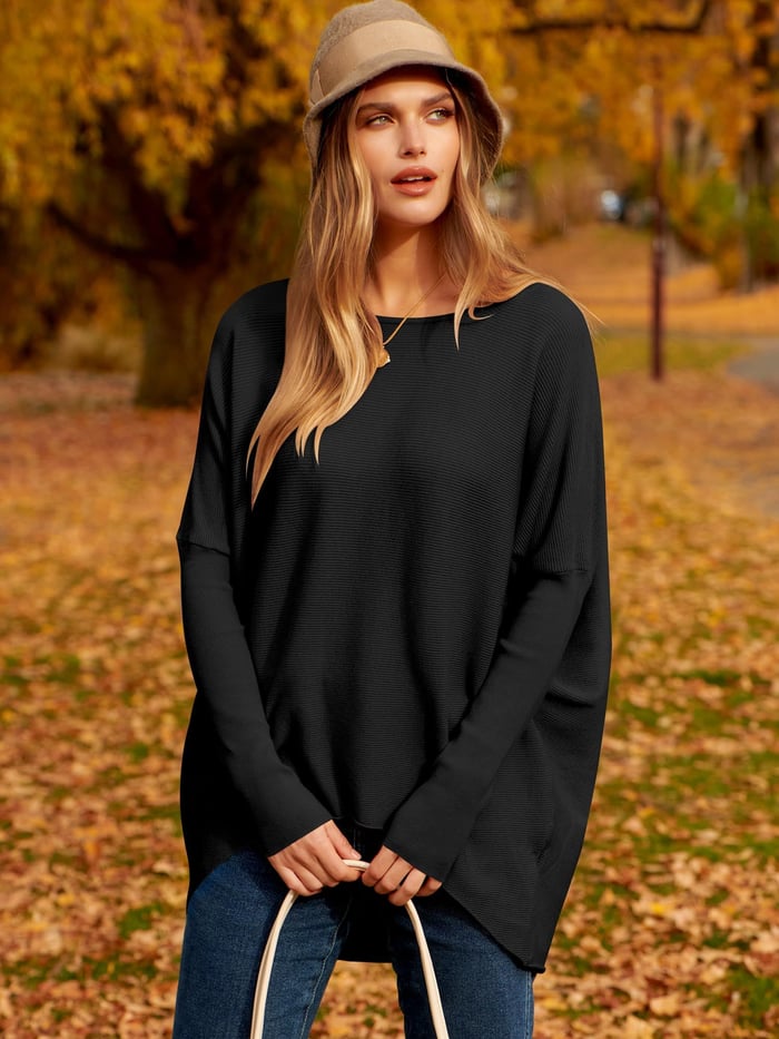 Élise™ – Pull Oversize Élégance Décontractée