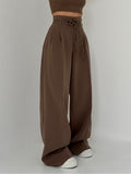STEFANIA | Pantalon Taille Haute à Jambes Larges