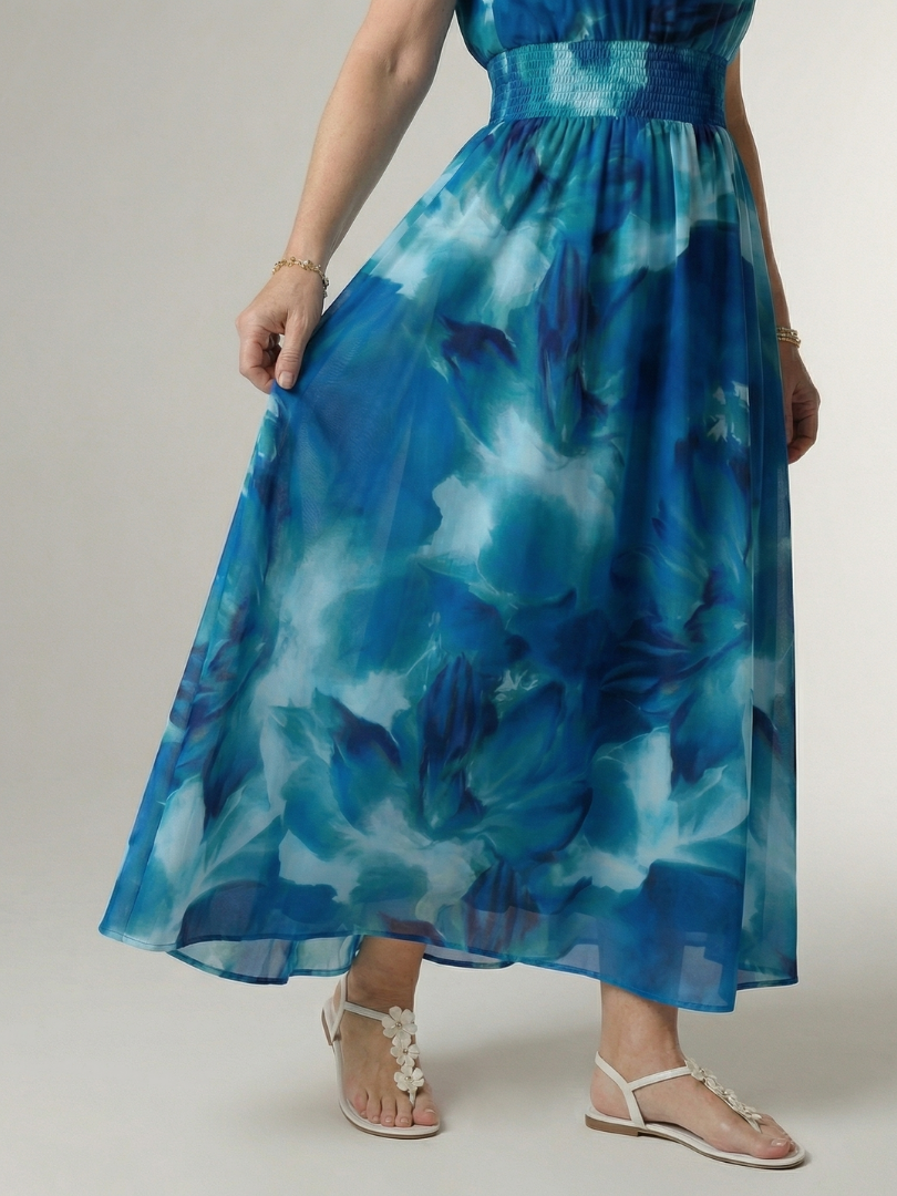 Martyna | Robe Midi à Col Halter