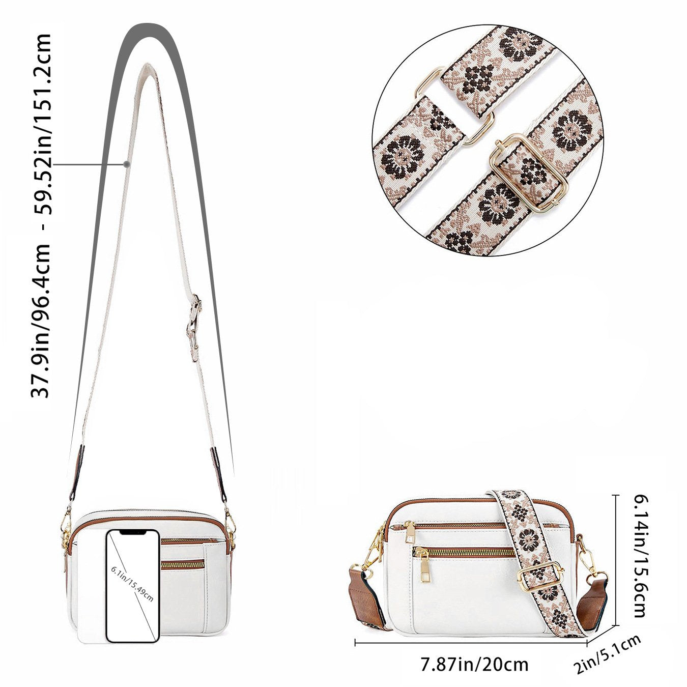 Tavira – sac à bandoulière en cuir de luxe