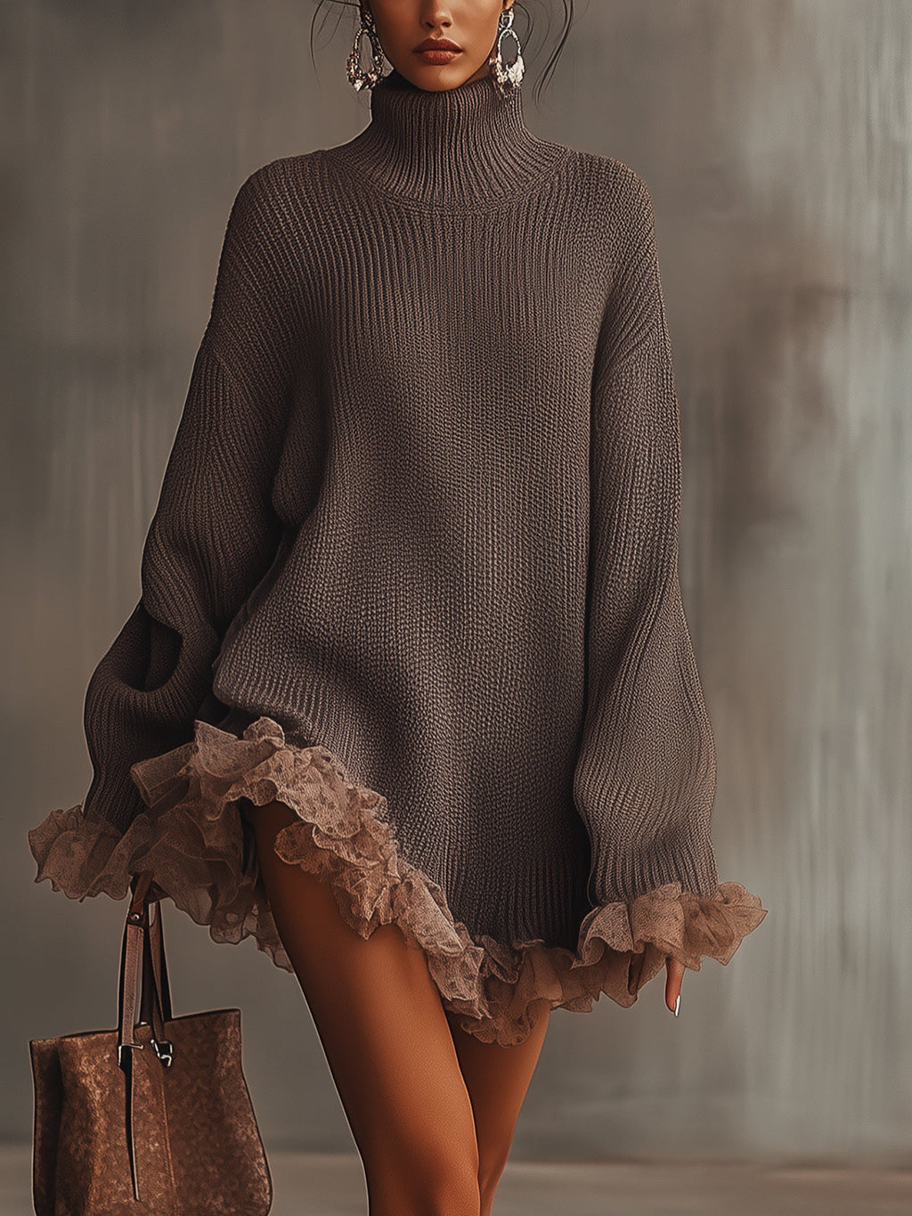 Jurk met ruches — Zacht, warm & romantisch