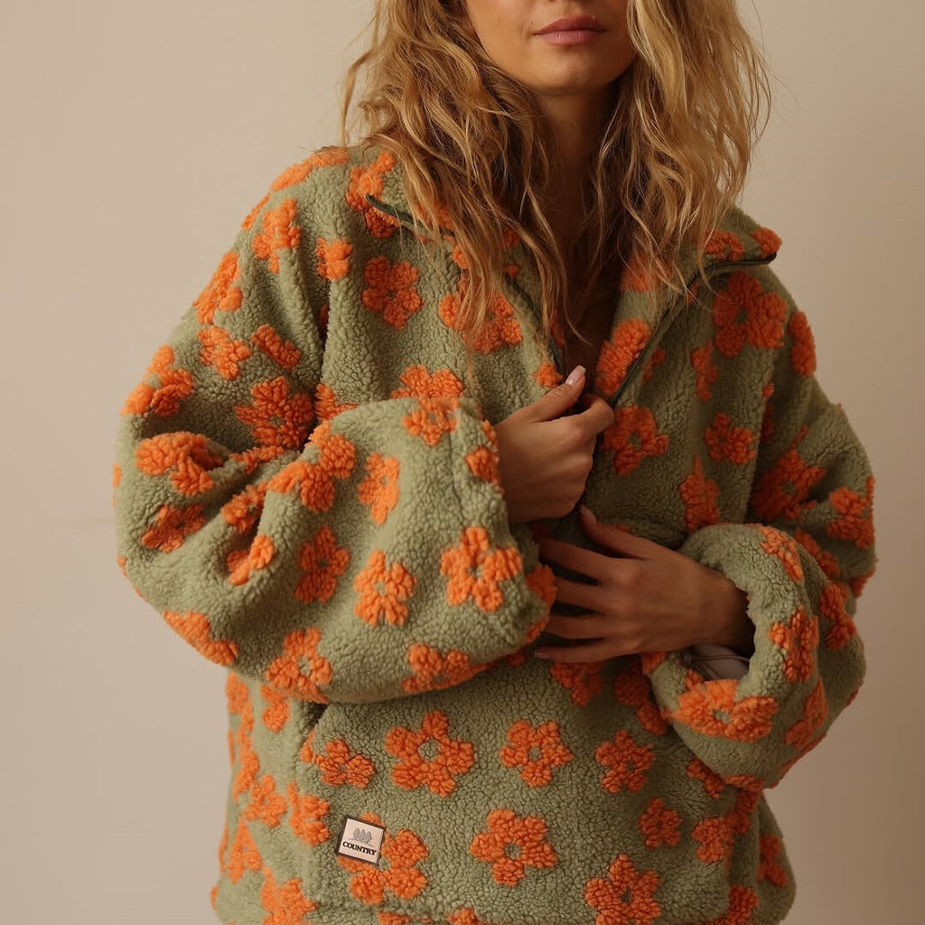 Daisy - Fleece sweater Bloom