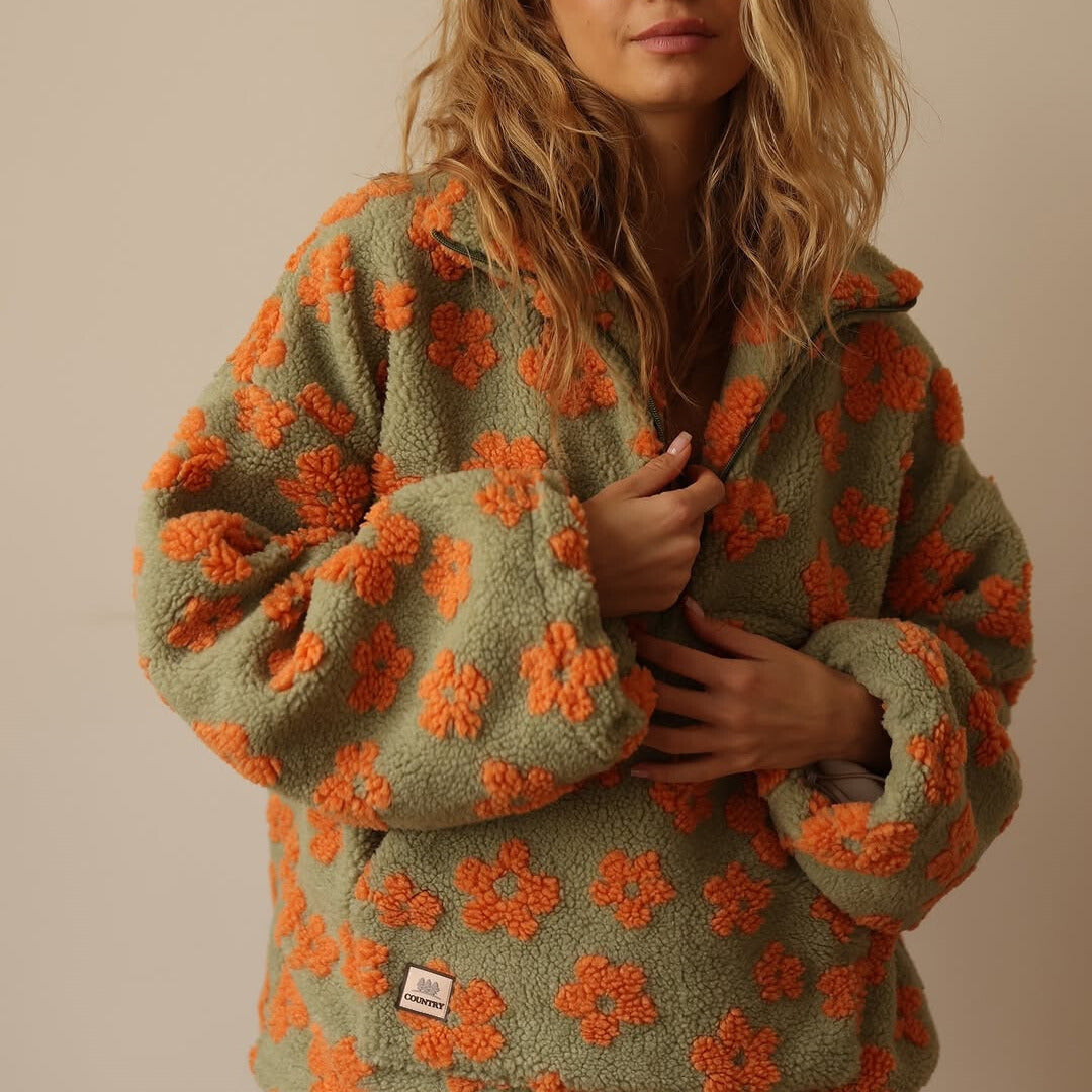 Daisy - Fleece sweater Bloom